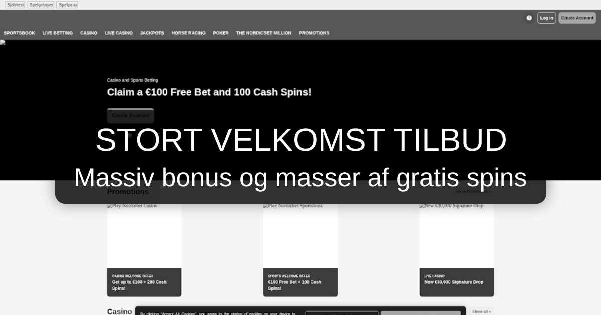 NordicBet Casino for danske spillere